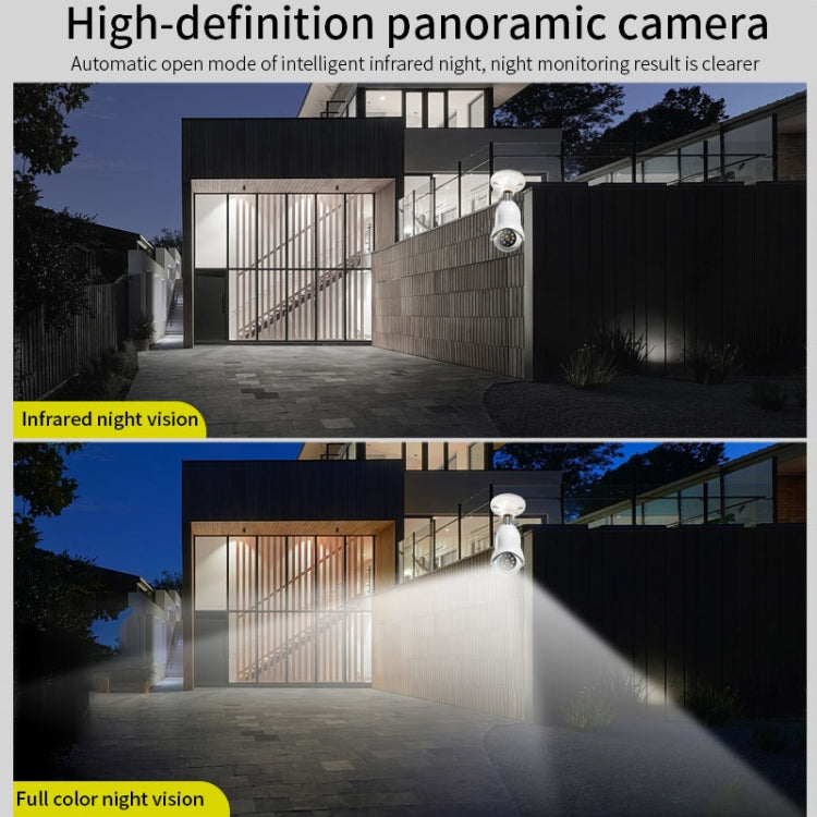 DP31 2.0MP HD Light Bulb WiFi Surveillance Camera, Support Motion Detection, Night Vision, Dual Light Source, Dual Light Source DP31 2.0MP HD Light Bulb WiFi Surveillance Camera, Support Motion Detection, Night Vision, Dual Light Source, Dual Light Source